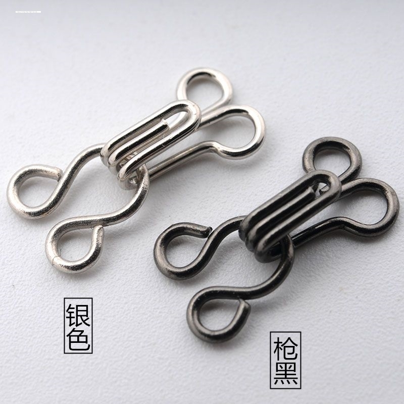 暗钩裤子风纪扣金属钩子内衣勾扣搭扣裙子衣服防走光大号大小