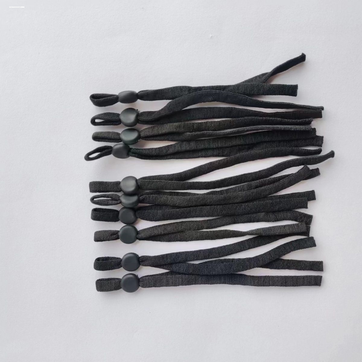 彩色口罩带 5MM宽针可调节扁耳绳 防滑口弹力耳带DIY扁松紧带