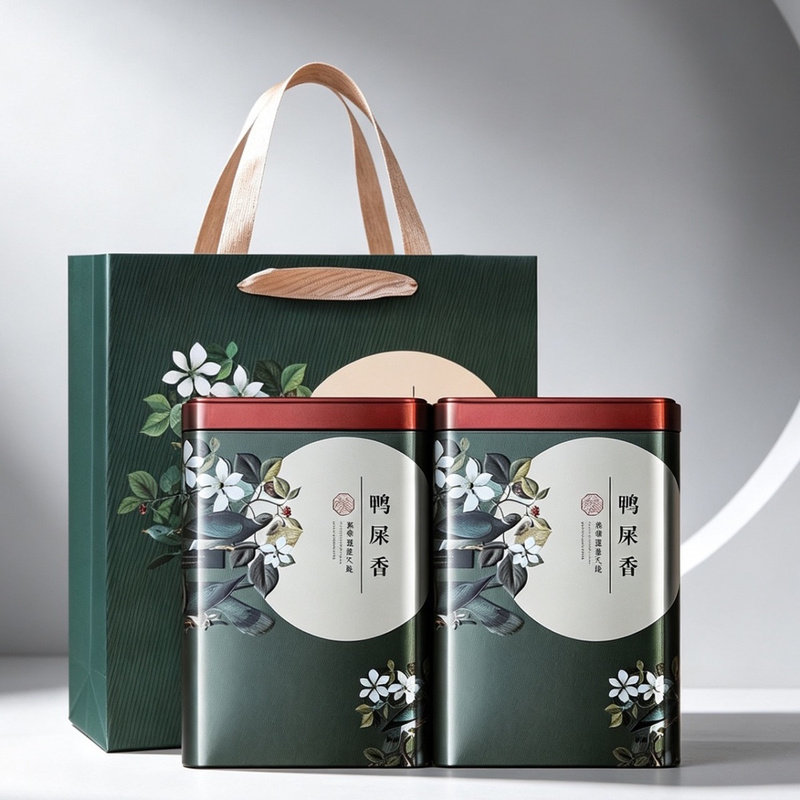 潮州正宗凤凰单丛茶乌岽清香乌龙茶鸭屎香罐装送礼 鸟语花香