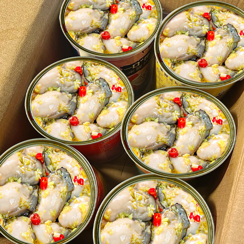 蒜蓉麻辣生蚝即食海鲜罐头新鲜海蛎子肉网红零食熟食小吃下酒菜