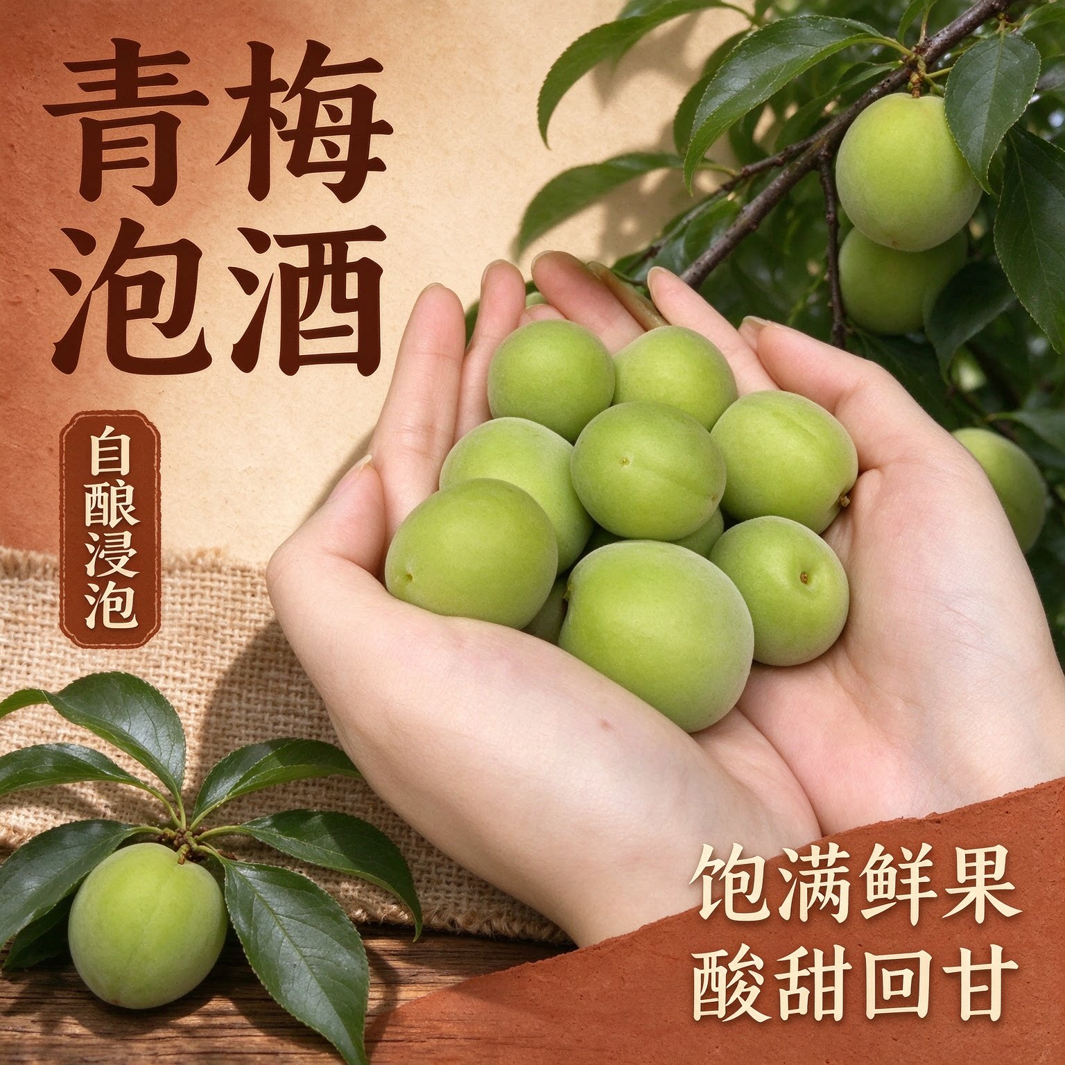 轻加工青梅鲜果泡酒半成品黄梅酸梅子开胃解腻酿酒新鲜生精选水果