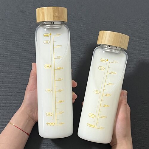 高硼硅带刻度高颜值玻璃杯