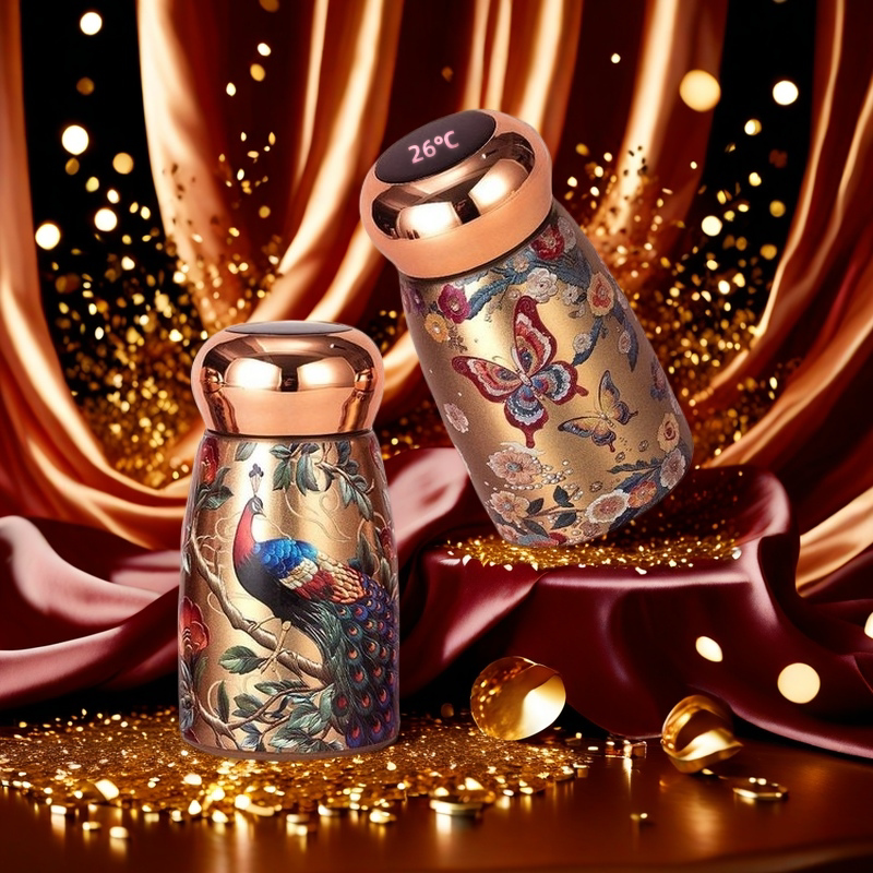 迷你小巧可爱显温保温杯女士便携女生专用316不锈钢内胆外出水杯