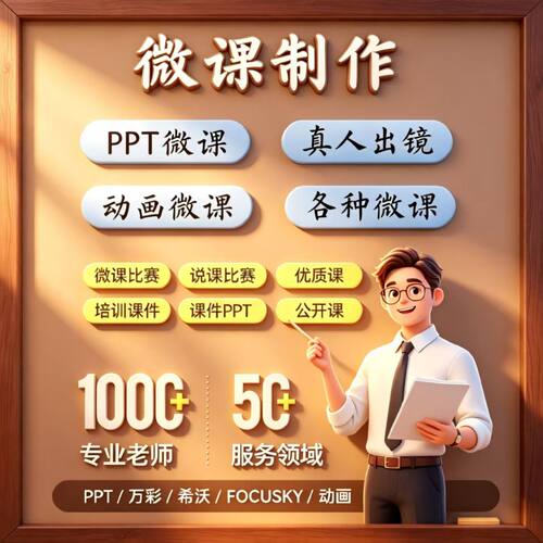 管理层培训宣讲微课万彩PPT数字人公开课演示课件全套定制设计
