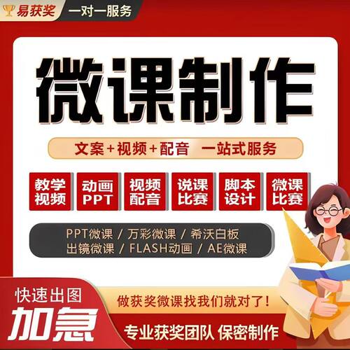 代制作Nibiru微课Focusky精品课打造MG动画课件配音录制成片制作
