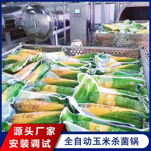 厂家销售甜玉米杀菌锅 双层水浴式粘玉米杀菌锅 多功能玉米灭菌锅