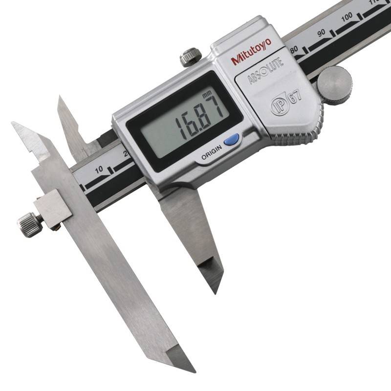 日本三丰偏置中心线距数显卡尺573-601 602 604 150/200/300mm