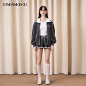 套装 Eimismosol2025秋新款 马思纯同款 针织夹克外套假两件裙裤