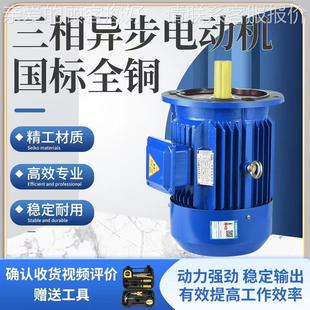 0.75 3三相异步 21.2 1.5 YE3三相异电步动机38V铜线电机0.55