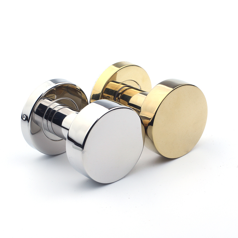 不锈钢圆形黑色隐形门拉手单面暗门把手室内卧室背景墙木门把手