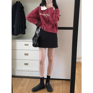 胖M高腰显瘦梨形身材小个子a字包臀半身裙 大码 灰色西装 短裙女夏季