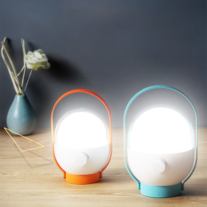 康铭LED充电灯家用停电备用应急灯户外无线灯泡超亮移动照明神器