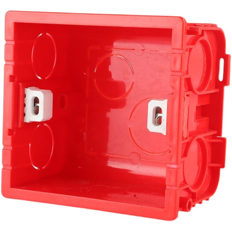 86底盒 暗装通用墙壁开关插座暗装PVC阻燃接线盒可拼装盒子 包邮