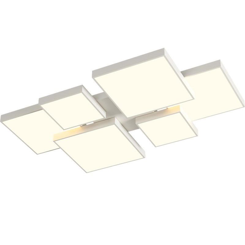 网红奶油风led客厅卧室吸顶灯 北欧创意设计极简全屋灯具组合套餐