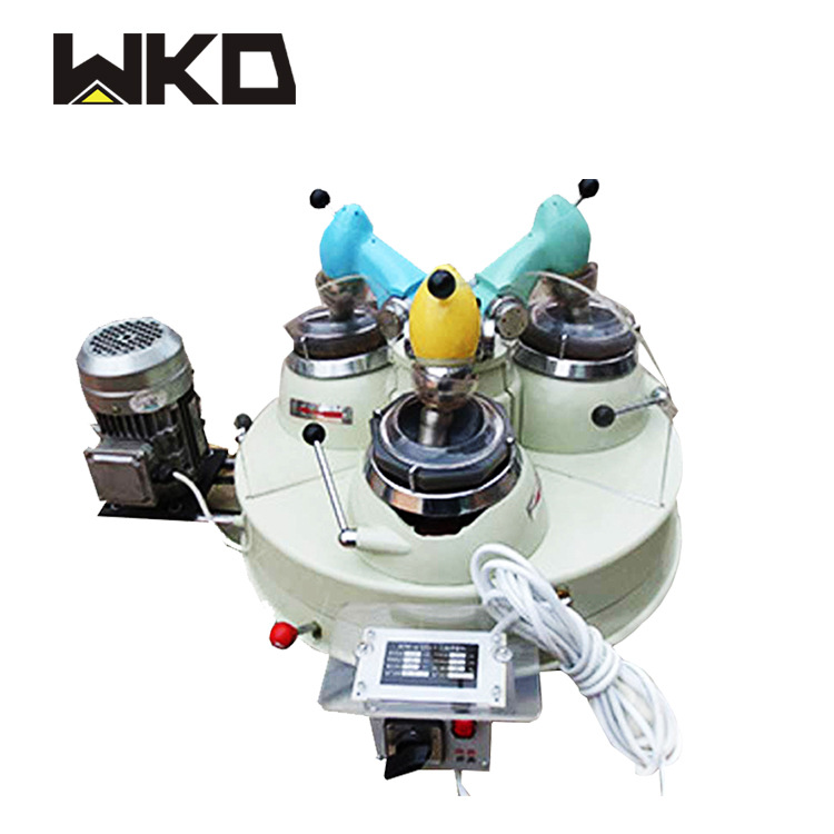 XPM120*3三头研磨机 3个头玛瑙材质研磨钵 非金属矿样小型磨粉机