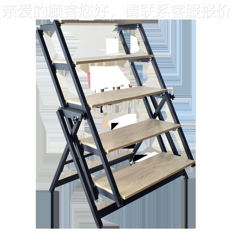 厂家热卖百变书桌网红多功能花架置物架变形伸缩折叠餐桌多层书架