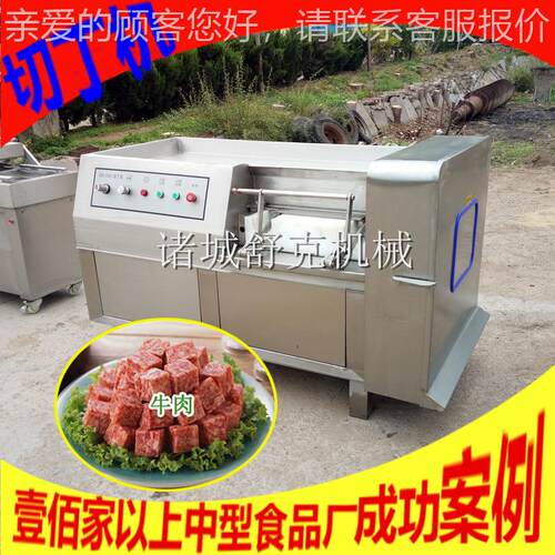 商用切肉丁机 厂家直销全自动三维立体一次成型鲜肉冻肉切丁机