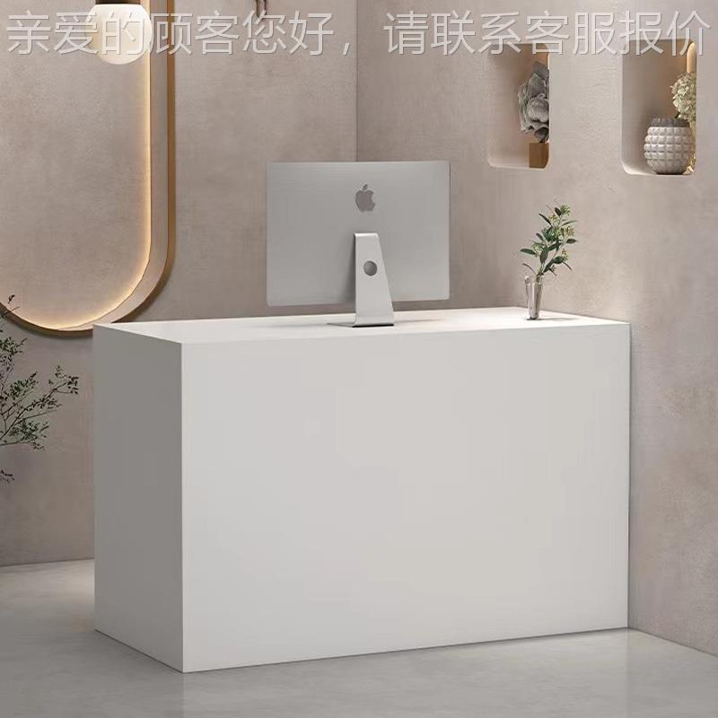 男女服装店收银台理发烤漆前台接待台店美甲美小型轻吧台110容奢