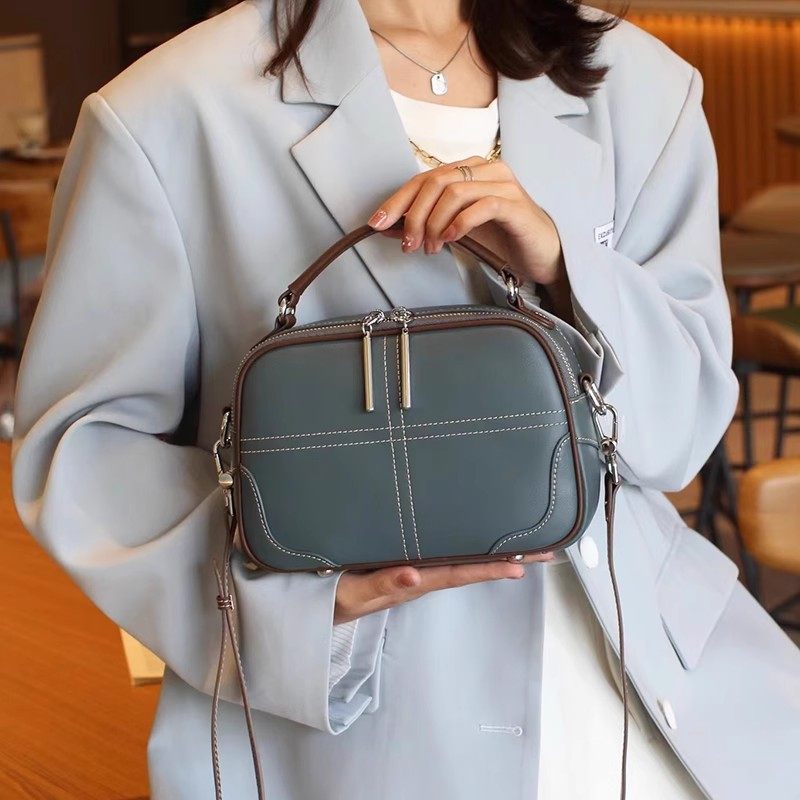 2025新款女士手提小方包女包百搭苹果包软牛皮单肩斜挎包大容量,箱包皮具/热销女包/男包,单肩包,淘宝优惠券,粉丝福利购,淘宝优惠卷