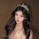 在逃公主水晶皇冠头饰女十八岁生日王冠新娘高级头箍发饰礼服配饰