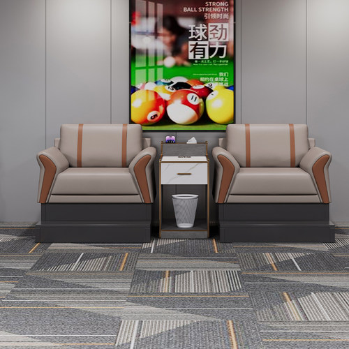 台球厅沙发观球椅新款桌球休息区专用观球椅子观战看球台球室