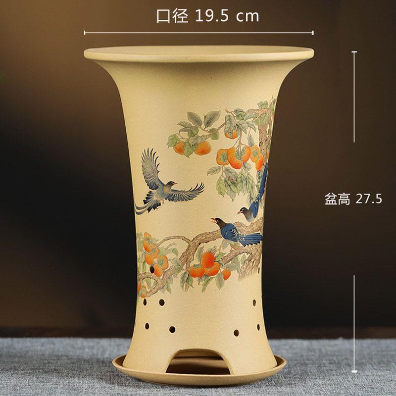 精品紫砂花盆兰艺术创意