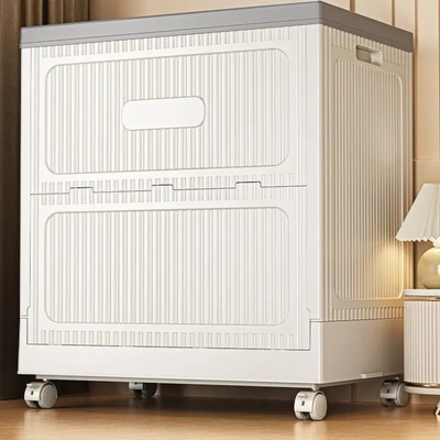 全网热销10W+折叠翻盖柜家用收纳