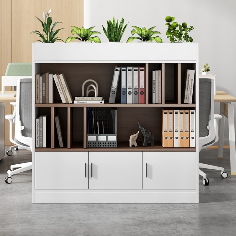 办公室厂区隔断柜屏风柜花槽柜文件柜资料柜矮柜储物柜桌边工位柜