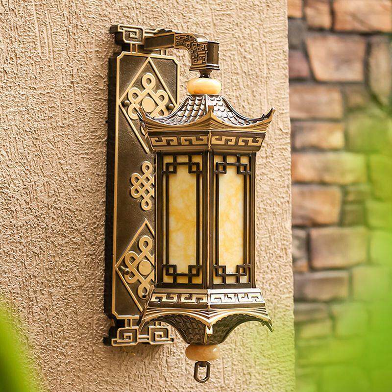 太阳能壁灯复古灯仿古高