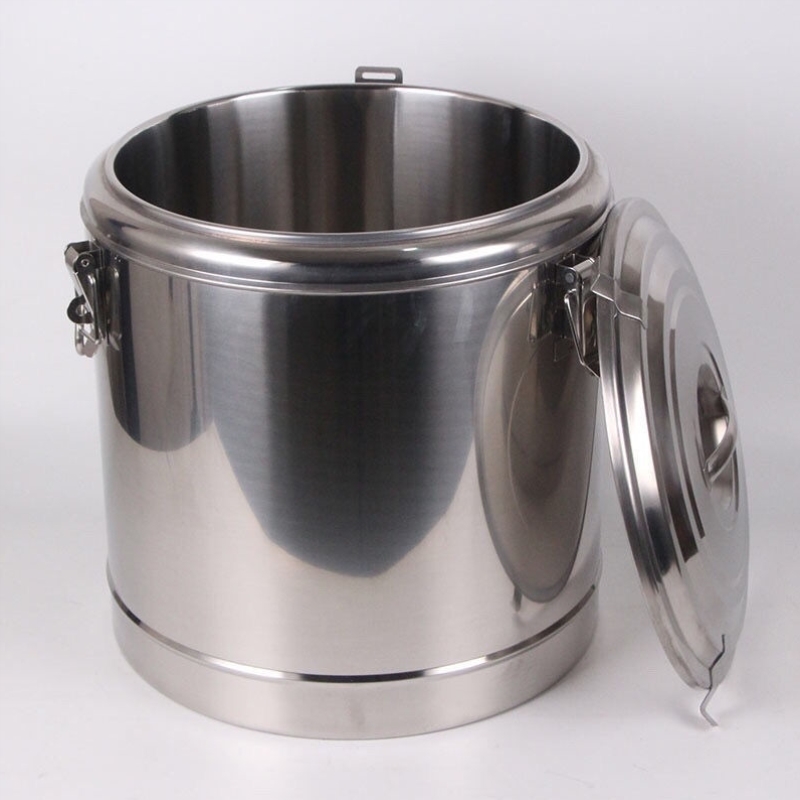 全网热销10W+不锈钢加厚保温桶特