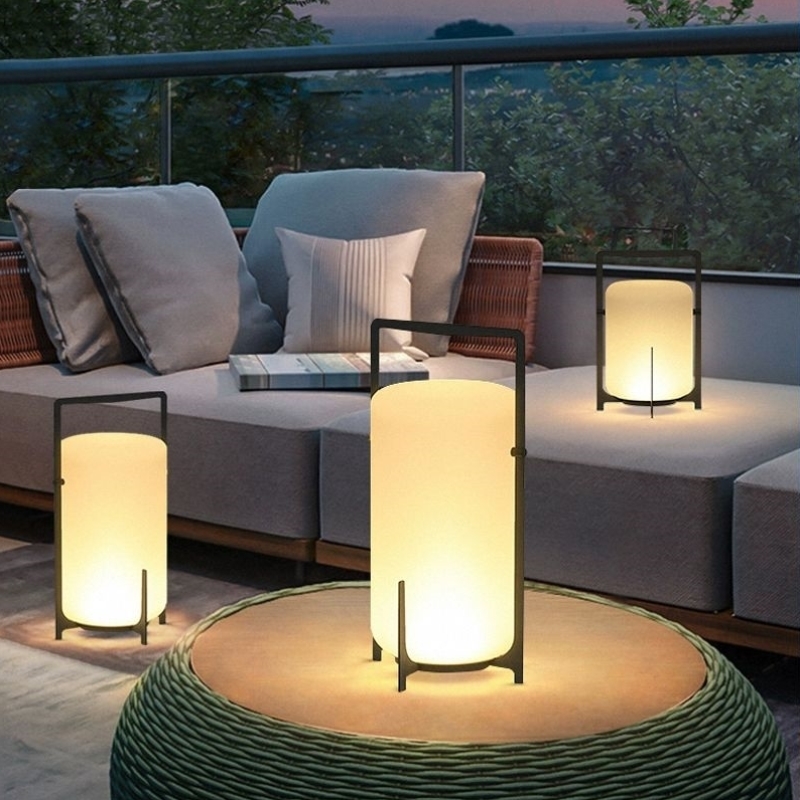 太阳能灯庭院灯露台花园草坪灯阳台布置氛围灯户外家用充电手提灯