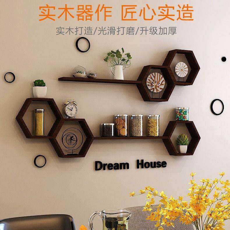 墙上置物架挂墙客厅电视