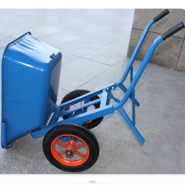 2两轮手推车二轮手推车家用农村农用翻斗车推粮食垃圾推雪小推车