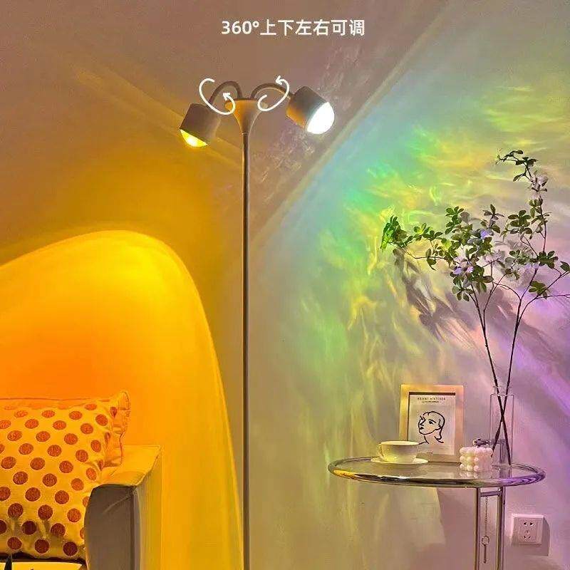 网红双头旋转水波纹氛围