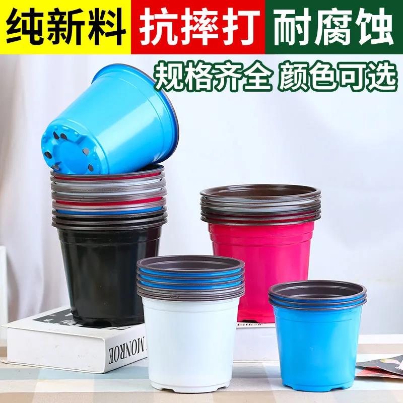 塑料花盆双色盆彩育苗培