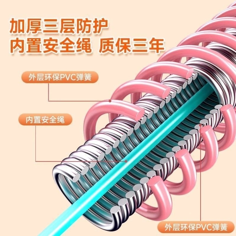 弹簧呼啦圈软体收腹加重减肥不伤腰女瘦肚子减小腹室内外健身器材