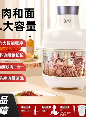 扬子和面机绞肉机家用全自动多功能揉面一体机电动小型料理搅拌机