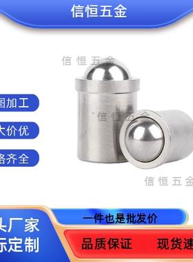 台阶光身球头定位珠 重载型加长压入式球头柱塞PFSSR3 4 5 6 8 10