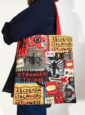 怪奇物语周边手提袋购物袋单肩包Stranger Things
