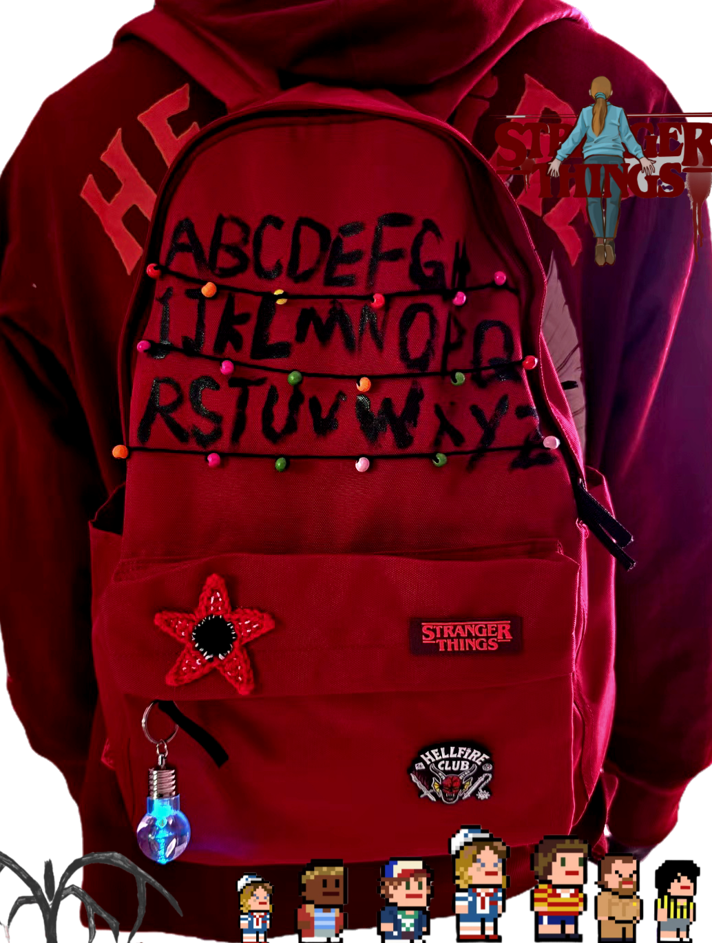 怪奇物语周边背包Stranger Things怪奇物语周边背包