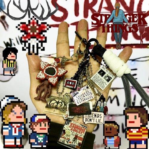 怪奇物语挂件 钥匙扣 怪奇物语周边 礼物Stranger Things