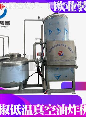 薯条加菇工流水线VLN 香脆桃片真空油炸机 琥油珀核仁炸生产线