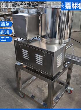 嘉林械肉上饼ONB成型机 全机自动蔬菜饼牛肉饼成成型机 浆连续式