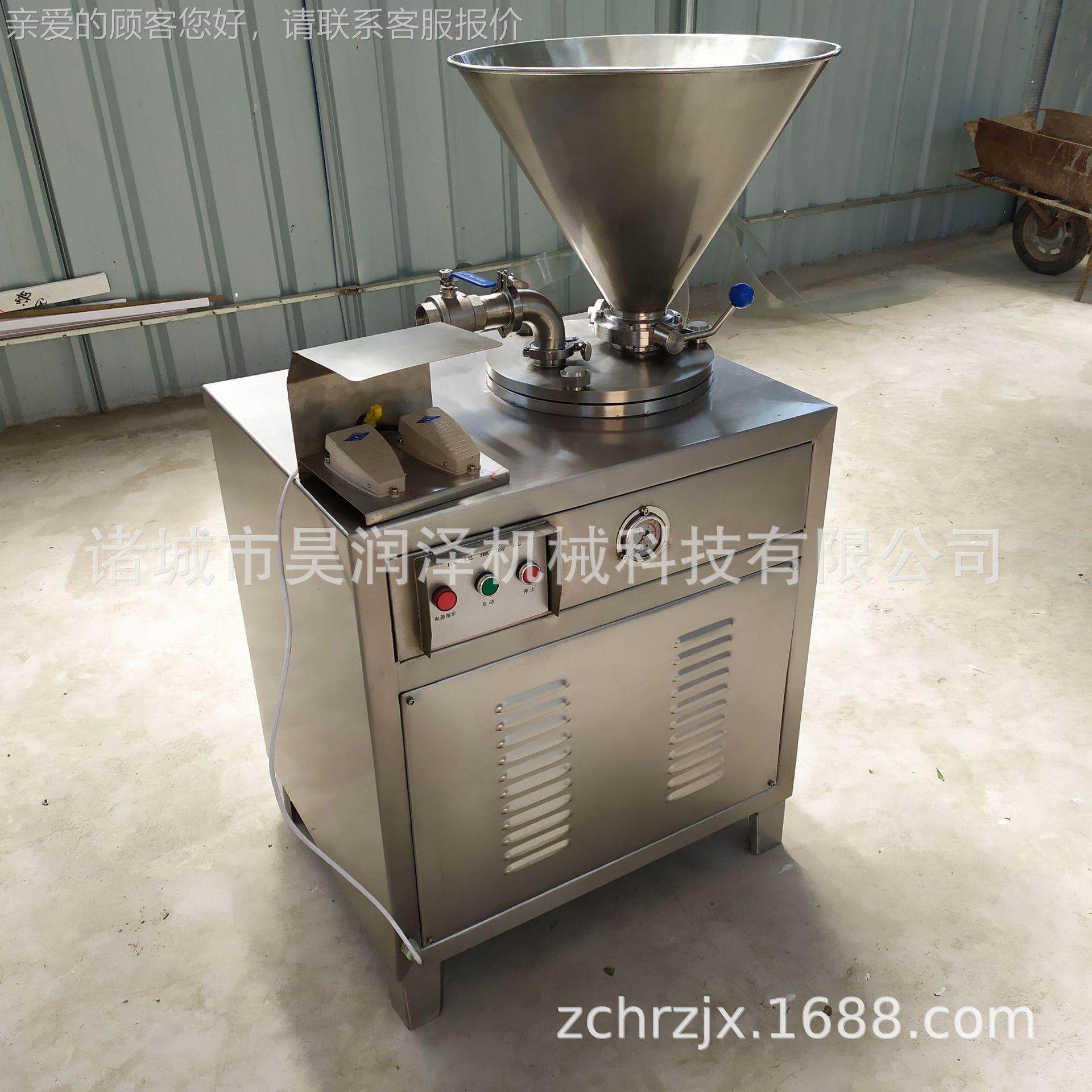 厂机家供应 香 肠腊肠液压灌肠质量保证 动物衣肠灌肠 gc-20操作
