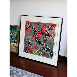 高清艺术画美惠三女神玄关客厅装饰画餐厅挂画高级感现代简约