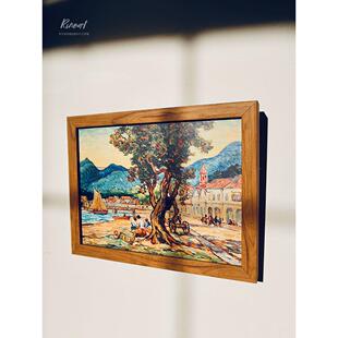 犀牛艺廊《加勒比海岸》Kinstown国王镇宁静小画书房客厅挂画