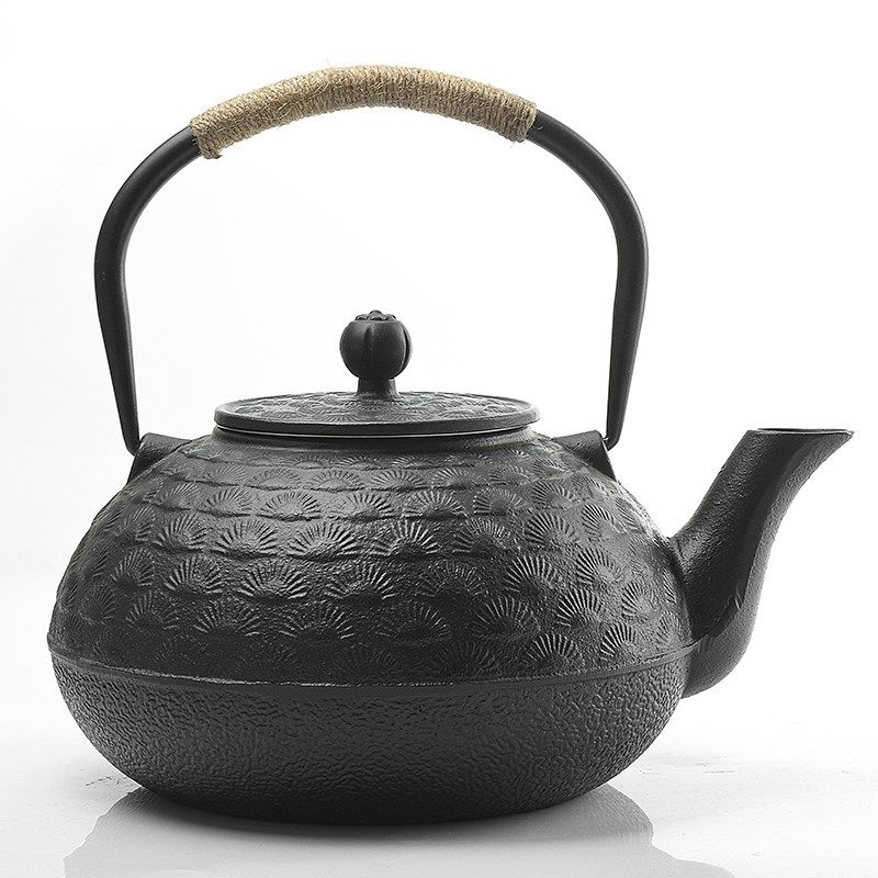 玄逸堂铸铁茶壶复古烧水壶铁壶煮茶器提梁壶大号1.8升老铁壶家用