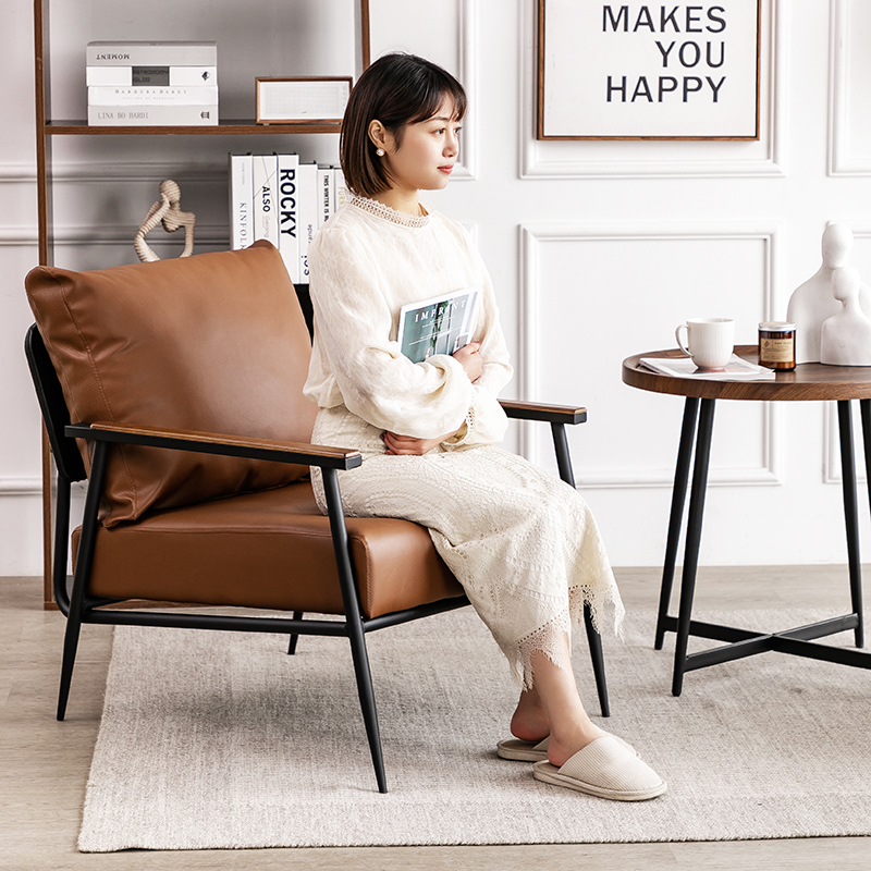 轻奢商用休息区休闲沙发酒店美容院服装店商务接待洽谈小桌椅组合