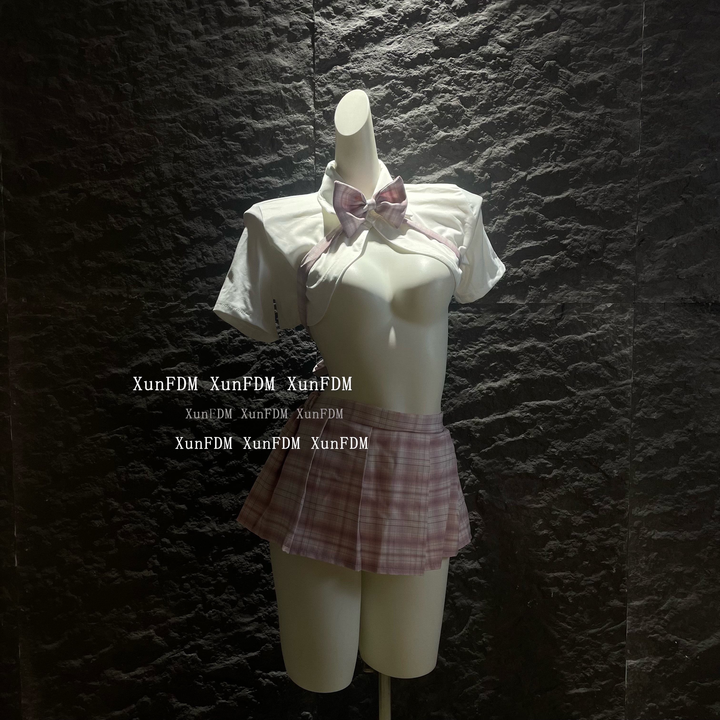 驯服的猫 「日系学妹」性感纯欲设计感短袖格子半身裙套装,女士内衣/男士内衣/家居服,内衣配件,淘宝优惠券,粉丝福利购,淘宝优惠卷