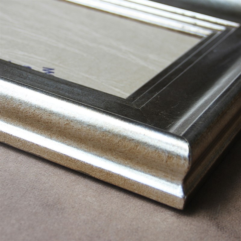 简约美式实木画框 香槟色 油画装裱画框 框宽度9cm厚度4.5cm